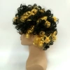 Qianfang Fashion Products Two-color Star Fan Wig Explosion Wig Cover 7776 details Picture
